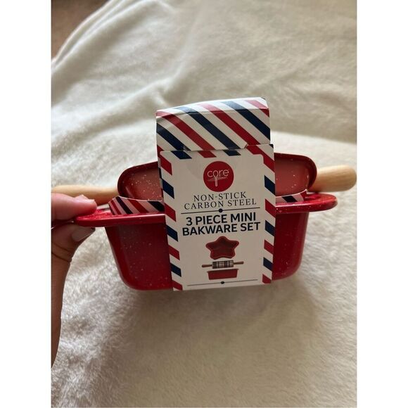 Core Kitchen 3 piece Mini Bakeware Set Patriotic Bake Set NEW - Picture 4 of 5